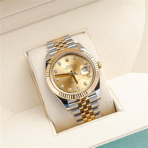 rolex datejust 41 jubilee champagne|rolex datejust 41 with diamonds.